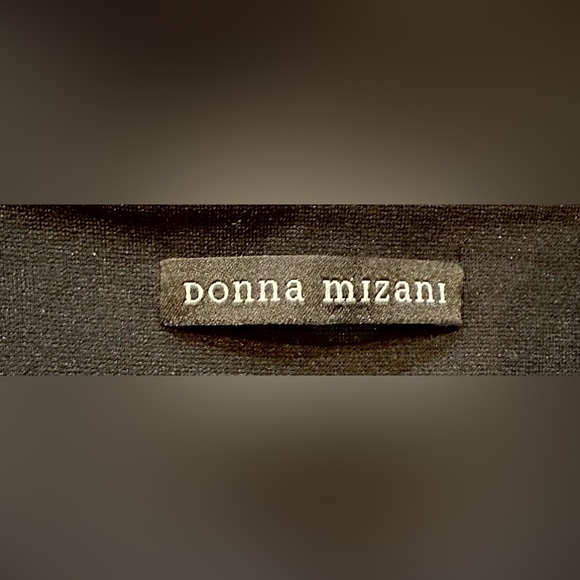 Donna Mizani Long Sleeve Marilyn Off Shoulder Cutout Bodycon Midi Dress in Black - Picture 8 of 10